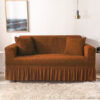 Bubble sofa cover copper