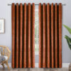 Embossed velvet curtains copper 1