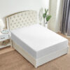 Export cotton fitted sheet white