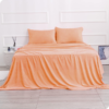 Fleece bed sheet gold