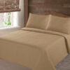 Microfiber Quilted Bedspread Beige