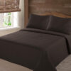 Microfiber Quilted Bedspread brown