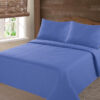 Microfiber Quilted Bedspread cornflower blue