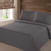 Microfiber Quilted Bedspread grey