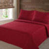 Microfiber Quilted Bedspread maroon