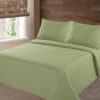 Microfiber Quilted Bedspread mint