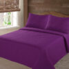 Microfiber Quilted Bedspread purple