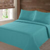 Microfiber Quilted Bedspread teal