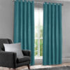 Self Design Jacquard Curtains teal