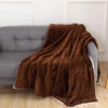 Sherpa Fleece Blanket brown