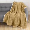 Sherpa Fleece Blanket golden