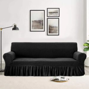 Turkish style sofa cover black