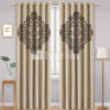 Splendid Design Velvet Curtains Beige