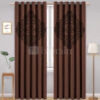 Splendid Design Velvet Curtains Brown