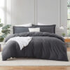 Velvet Duvet Cover Set Dark Grey